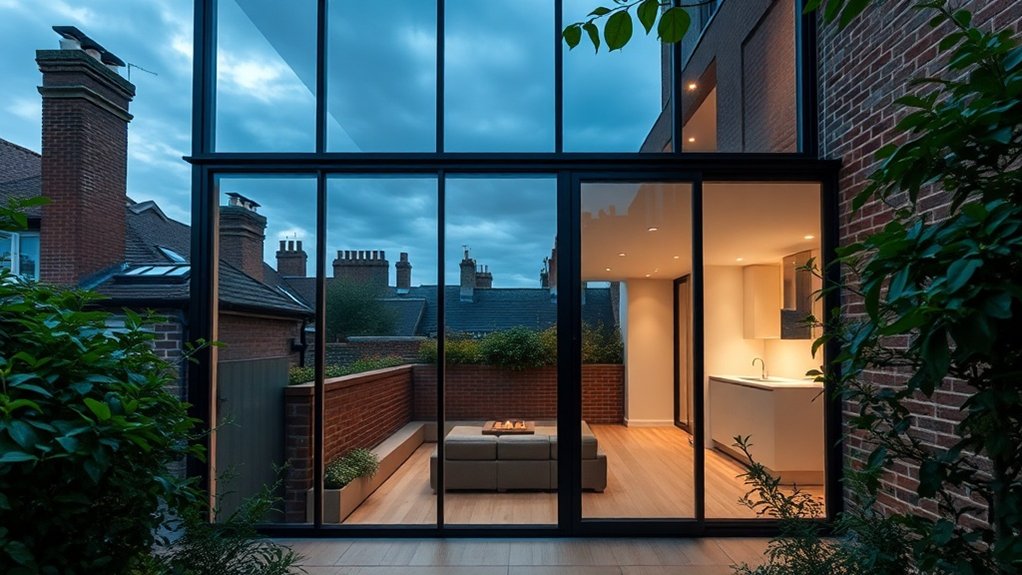 Glass Extension Walls Westcombe Park