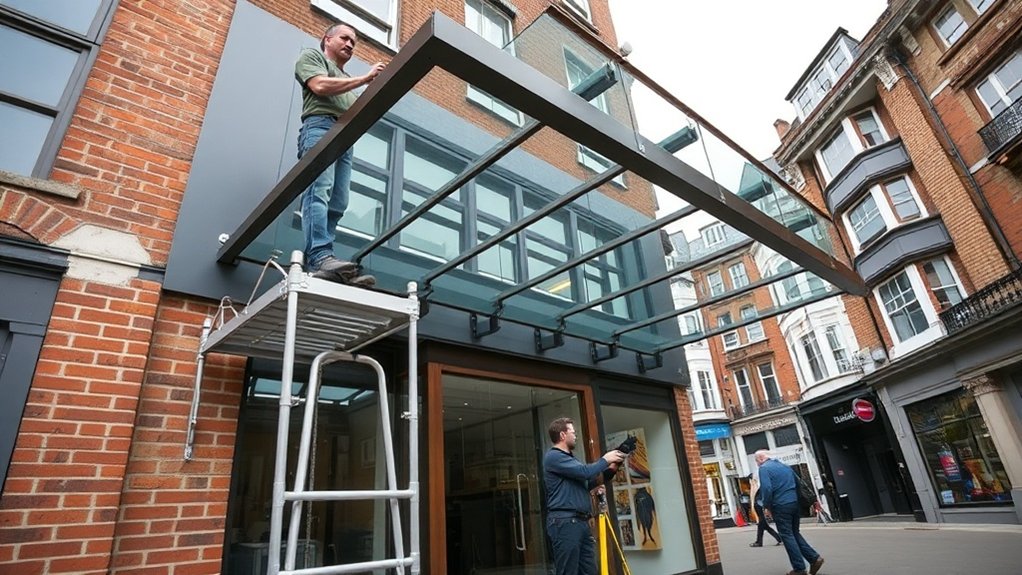 Shopfront Canopy Westcombe Park